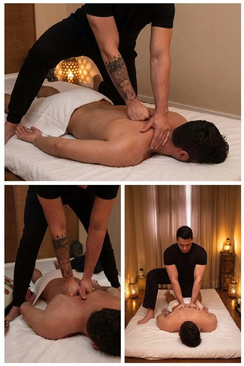 Manobras da Massagem Mix Thai
